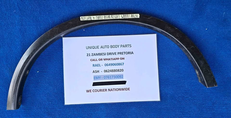Nissan X-Trail Right Rear Wheel Arch Nissan X-Trail Right Rear Wheel Arch