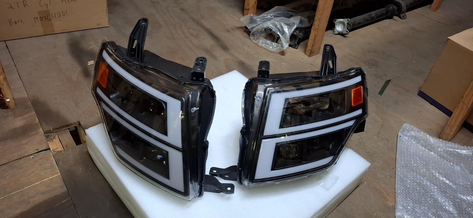For Sale: Custom Mitsubishi Pajero Generation 4 Headlights set