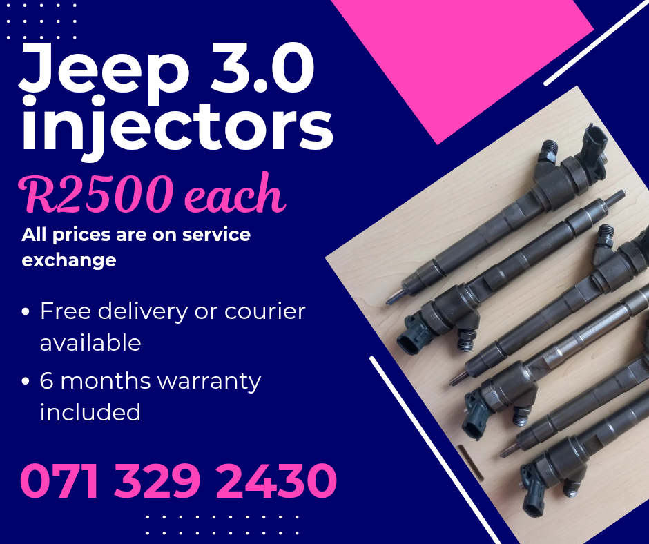 JEEP 3.0 DIESEL INJECTORS FOR SALE WITH WARRANTY - Private Seller