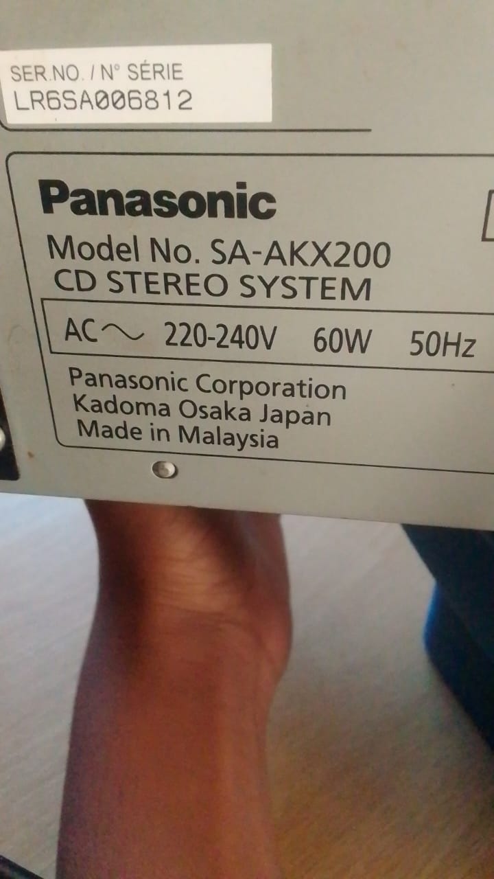 Panasonic sound system 60W