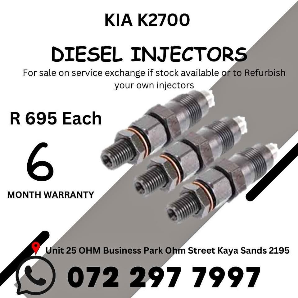 Kia K2700 Diesel Injector for sale on service exchange or to recon