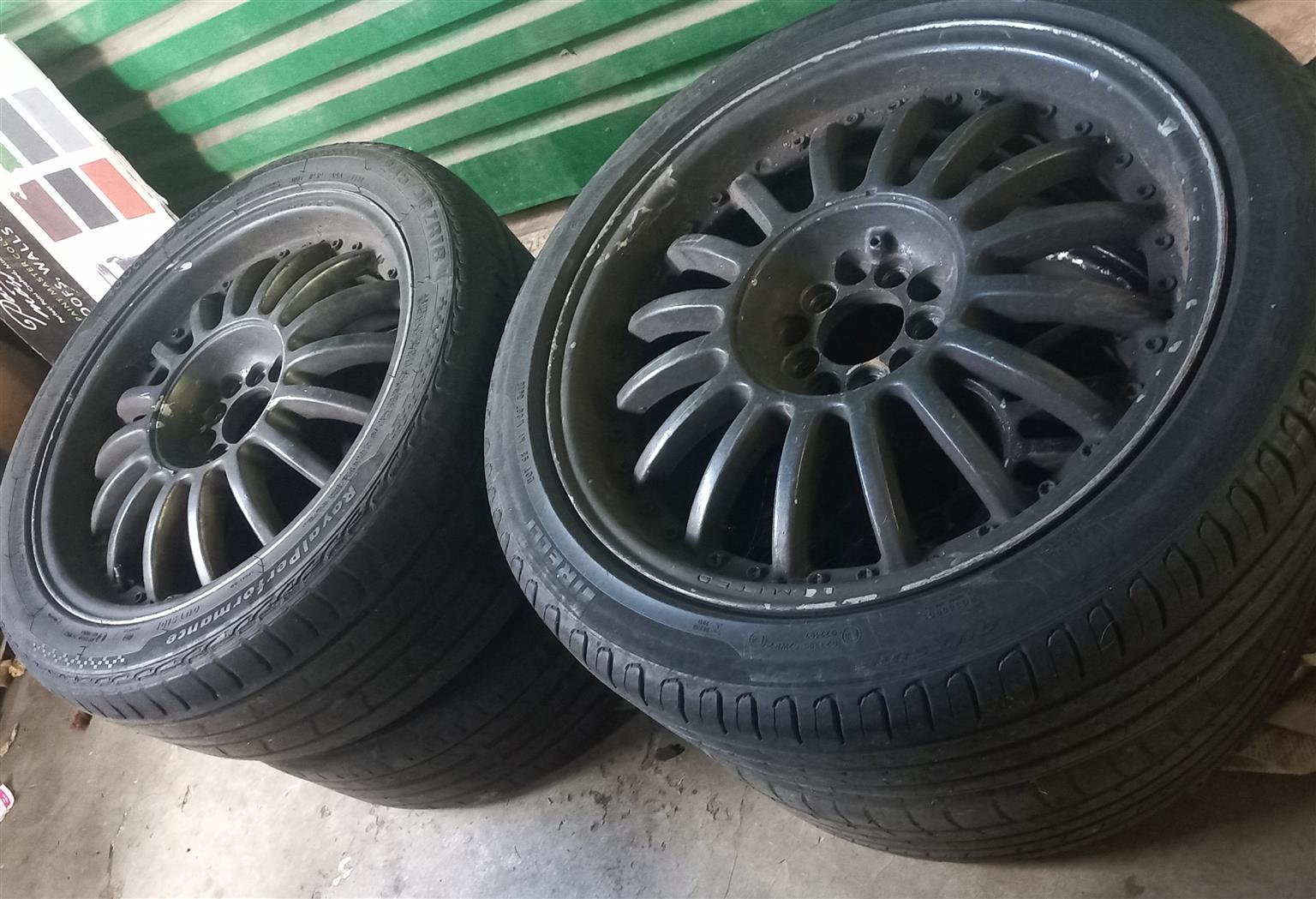 18" rims & tyres