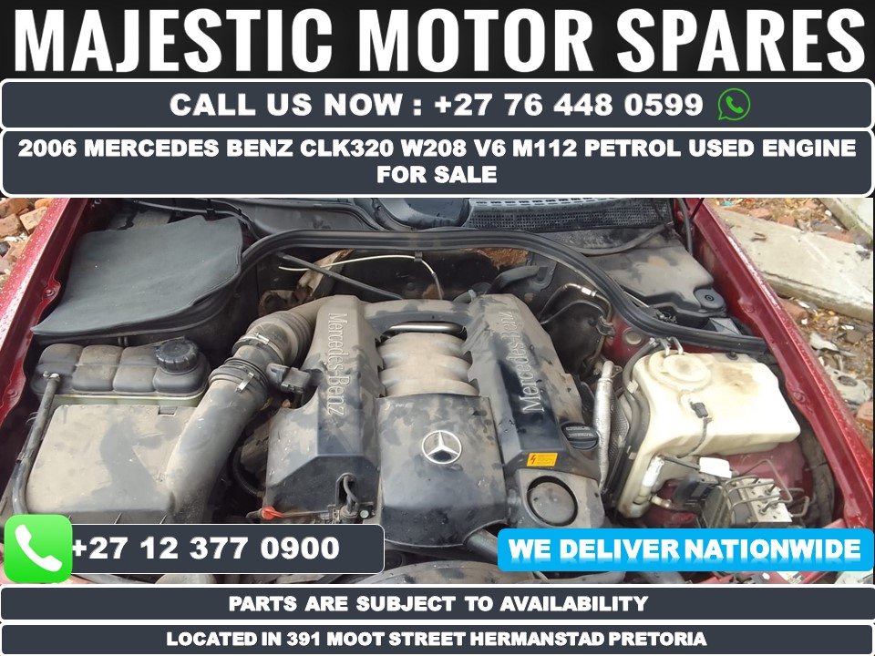 2006 Mercedes Benz M112 V6 petrol engine for sale used - Private Seller 2006 Mercedes Benz M112 V6 petrol engine for sale used - Private Seller