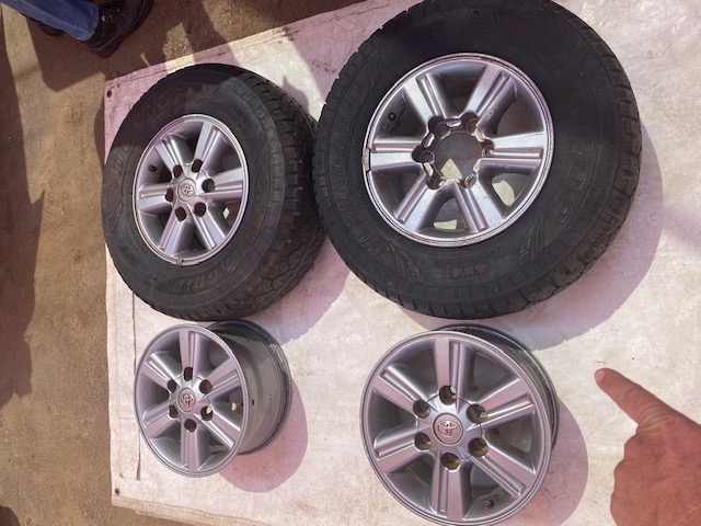 Mag Wheels Toyota Hilux Mags 15" Original OE Wheel Set of 4.