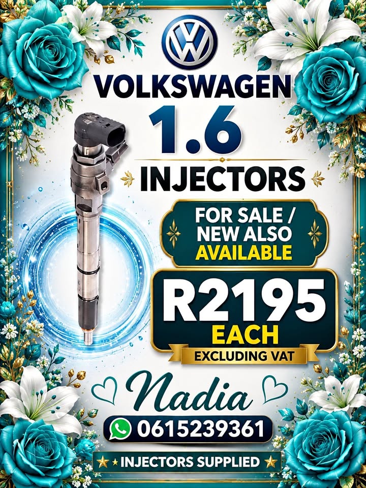 VOLKSWAGEN 1,6 DIESEL INJECTORS FOR SALE OR RECON - Private Seller VOLKSWAGEN 1,6 DIESEL INJECTORS FOR SALE OR RECON - Private Seller