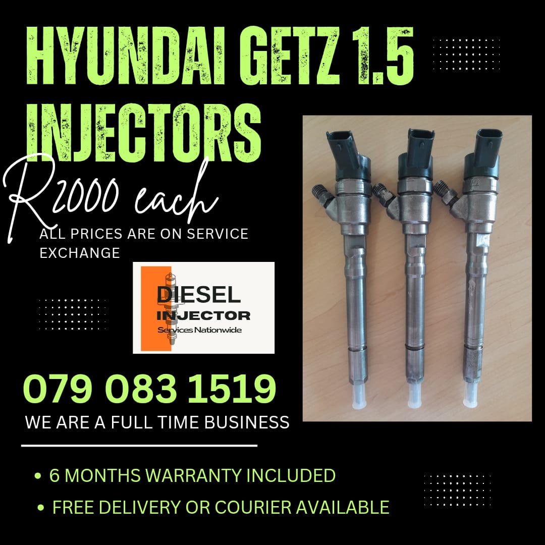 HYUNDAI GETZ 1.5 INJECTORS FOR SALE WITH WARRANTY - Private Seller