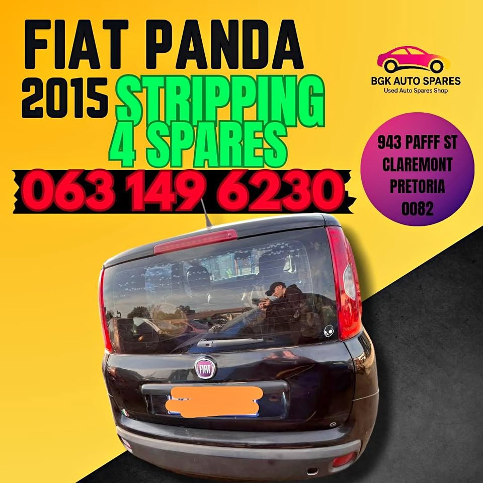 Fiat panda 2015 stripping for spares Call or WhatsApp me