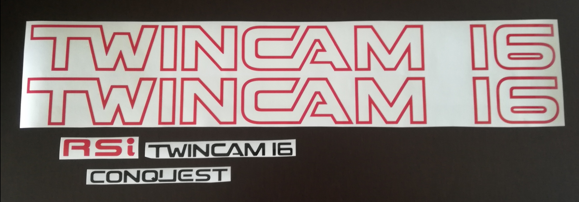 Toyota Twincam 16 RSI stickers decals sets - Private Seller