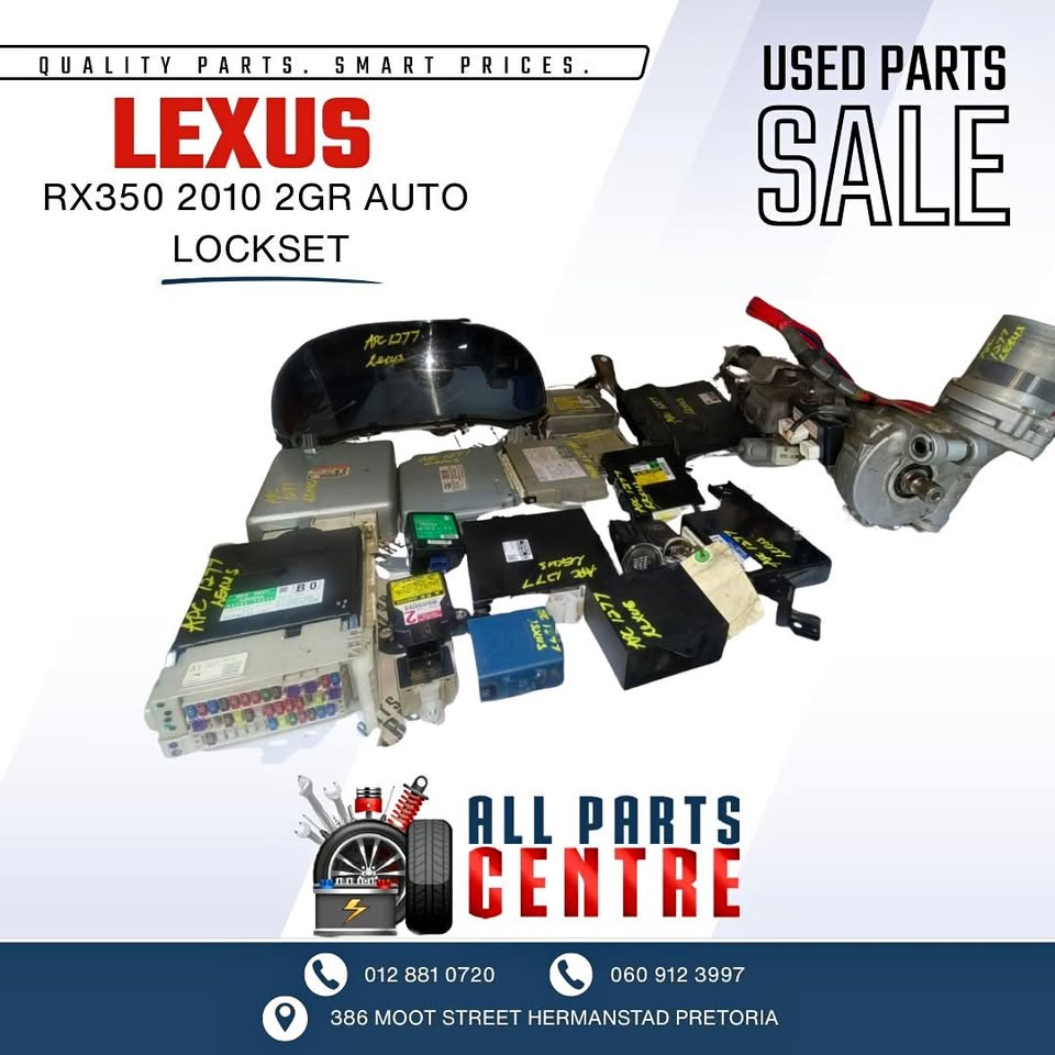 Lexus RX350 2010 2GR Automatic Lockset - Private Seller Lexus RX350 2010 2GR Automatic Lockset - Private Seller