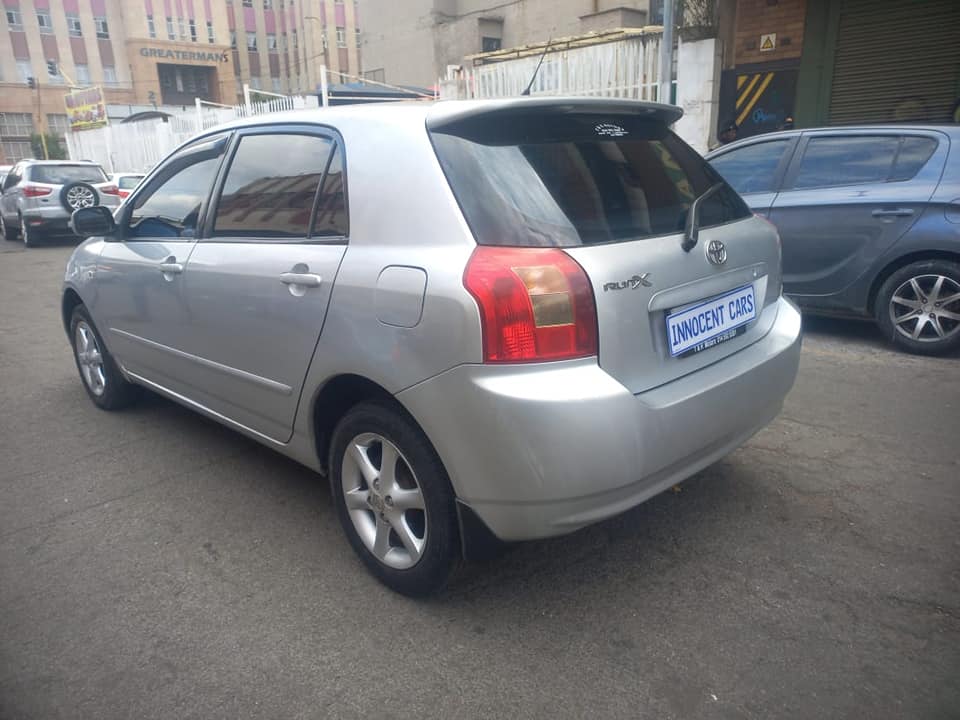 2003 TOYOTA RUNX 1.6 PETROL, MILEAGE 96000KM, SILVER COLOR
