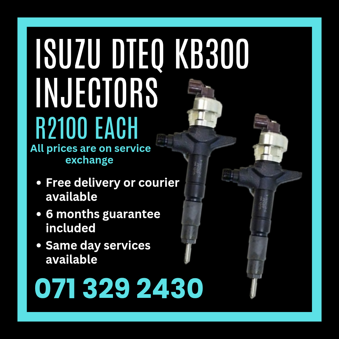 ISUZU KB300 DTEQ INJECTORS FOR SALE WITH WARRANTY - Private Seller