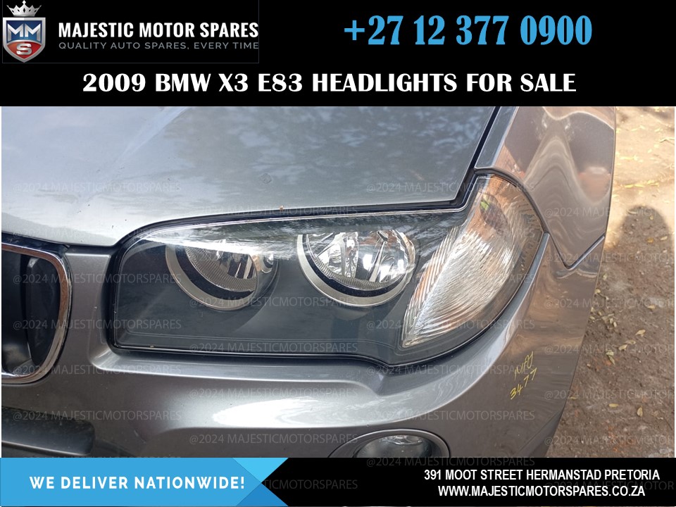 2009 BMW X3 xDrive E83 Headlights for Sale - Used - Private Seller 2009 BMW X3 xDrive E83 Headlights for Sale - Used - Private Seller