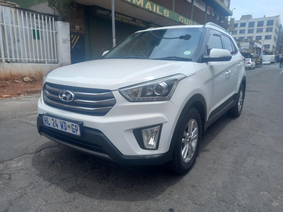 2018 HYUNDAI CRETA 1.6 PETROL, AUTOMATIC TRANSMISSION, WHITE COLOUR