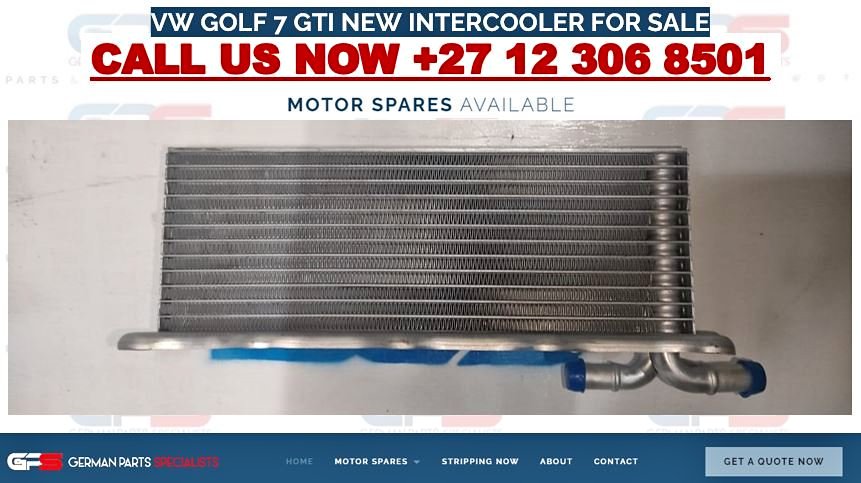 BRAND NEW VW GOLF 7 GTI INTERCOOLER FOR SALE - Private Seller BRAND NEW VW GOLF 7 GTI INTERCOOLER FOR SALE - Private Seller