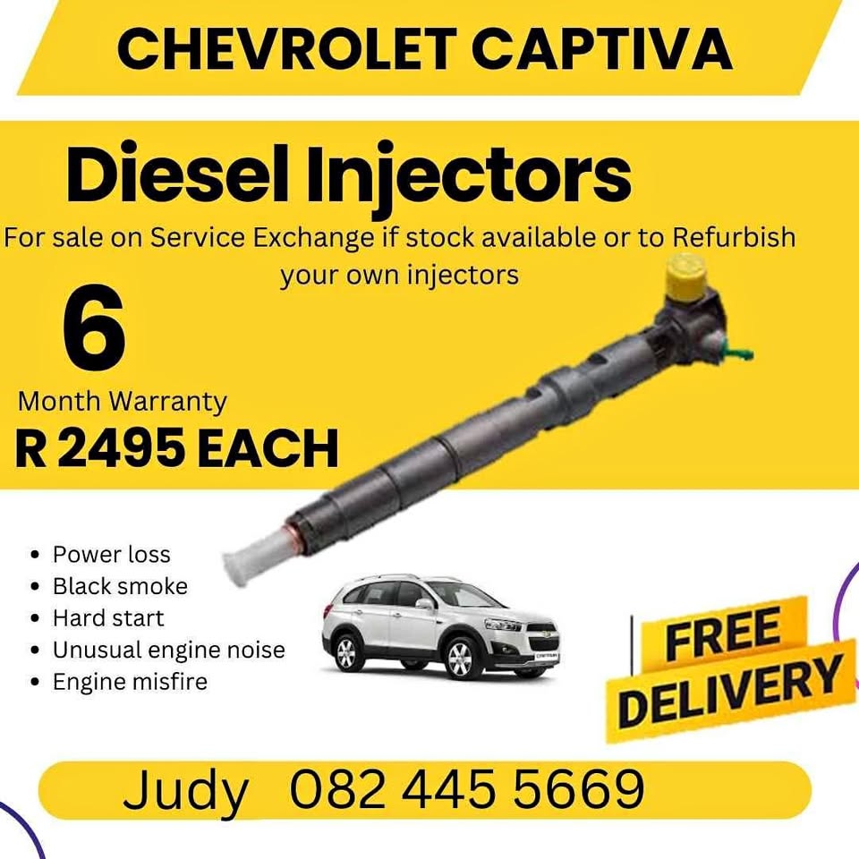 Chevrolet Captiva Diesel injector for sale on service exchange or to recon - Private Seller Chevrolet Captiva Diesel injector for sale on service exchange or to recon - Private Seller