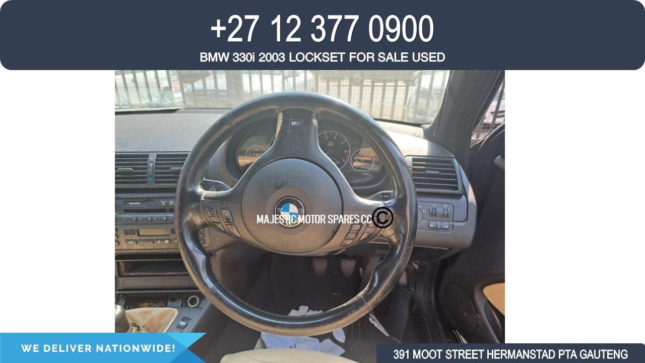 Bmw 330i 2003 ecu computer box set lockset for sale used
