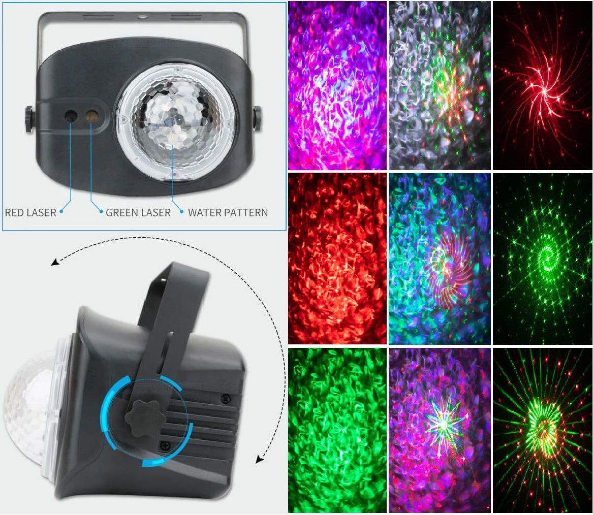 Big Professional Disco Stage DJ Party Flame Laser LED Light. Stunning Show. NEW