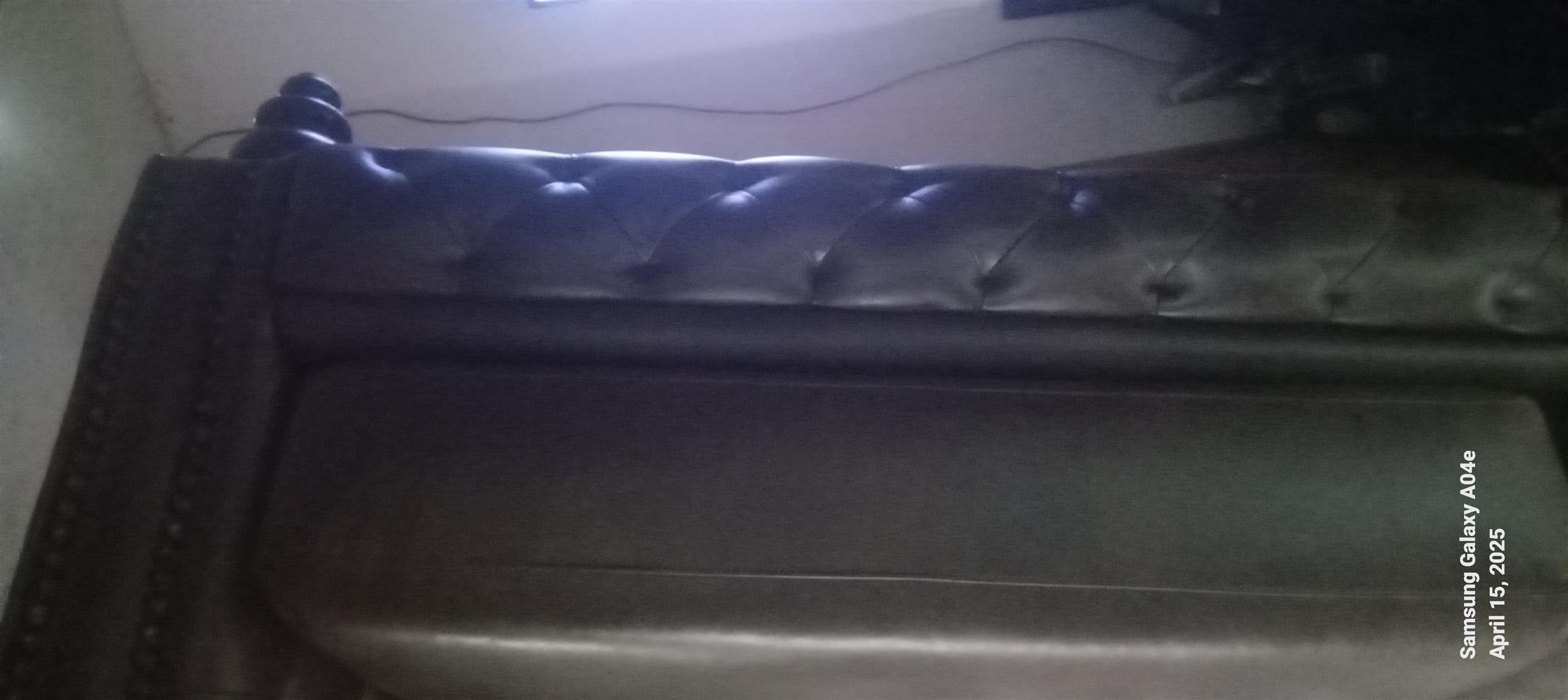 Chesterfield Leather Sofa – Half price