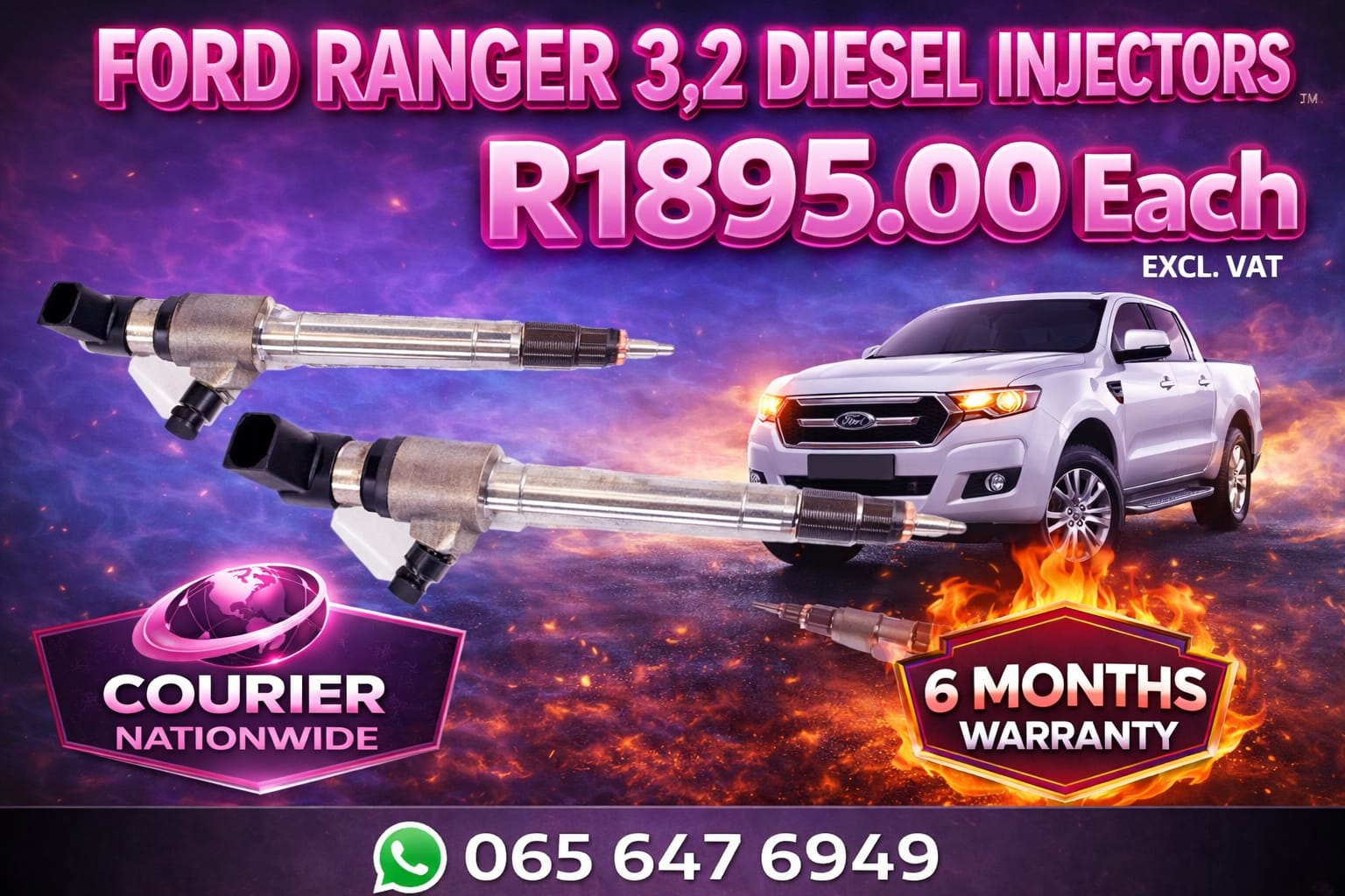 FORD RANGER 3.2 DIESEL INJECTORS - Private Seller FORD RANGER 3.2 DIESEL INJECTORS - Private Seller