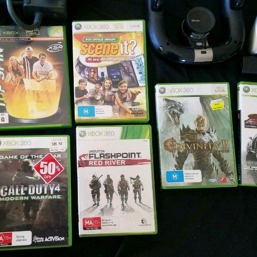 Xbox 360 20gb white with 1 free game of your choice 