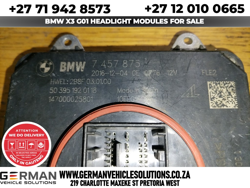 BMW X3 G01 headlight modules for sale