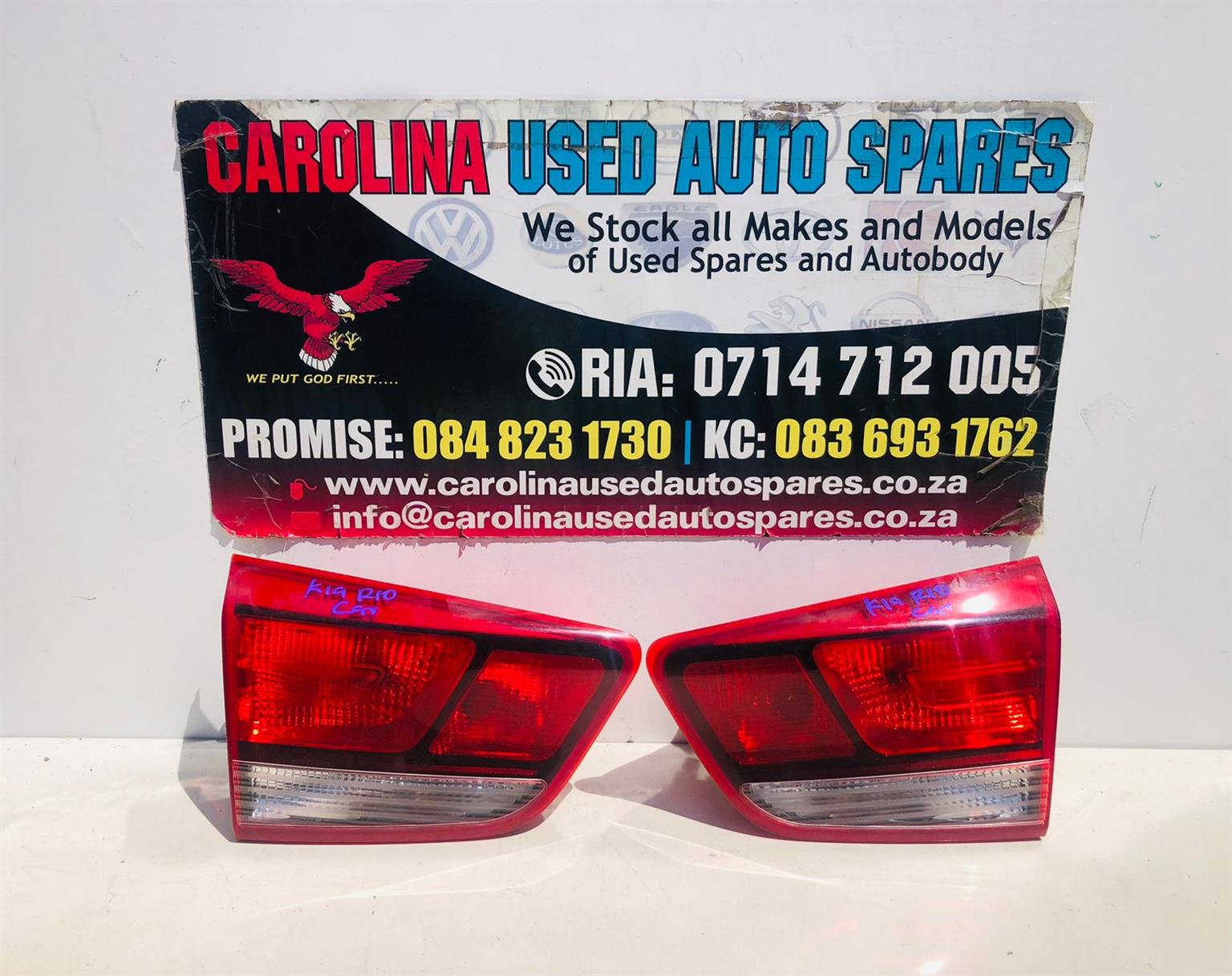 Kia Rio left and right side inner taillight - Private Seller Kia Rio left and right side inner taillight - Private Seller