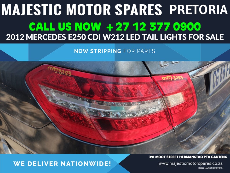 Mercedes E250 cdi W212 tail lights for sale used - Private Seller Mercedes E250 cdi W212 tail lights for sale used - Private Seller