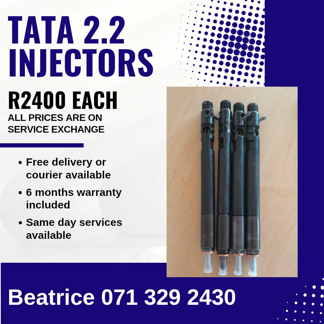 TATA 2.2 INJECTORS FOR SALE WITH WARRANTY ON - Private Seller TATA 2.2 INJECTORS FOR SALE WITH WARRANTY ON - Private Seller