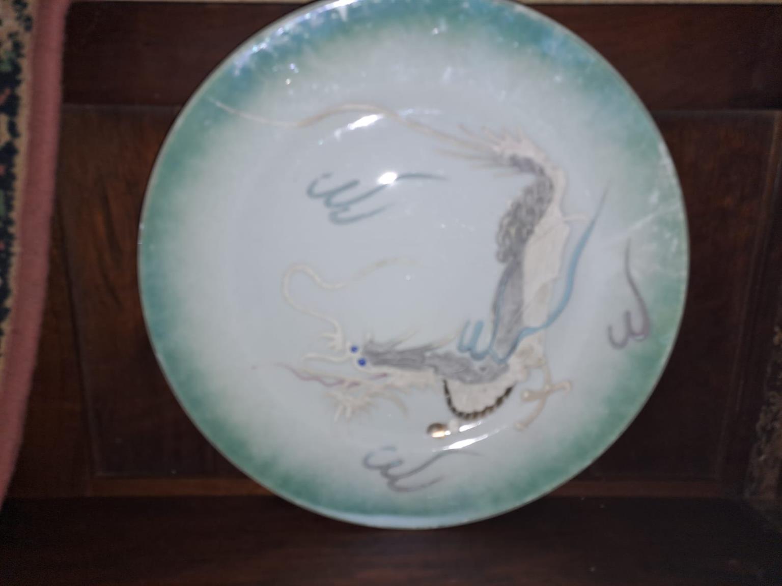Antique Chinese tea and cake set for sale open to offers.