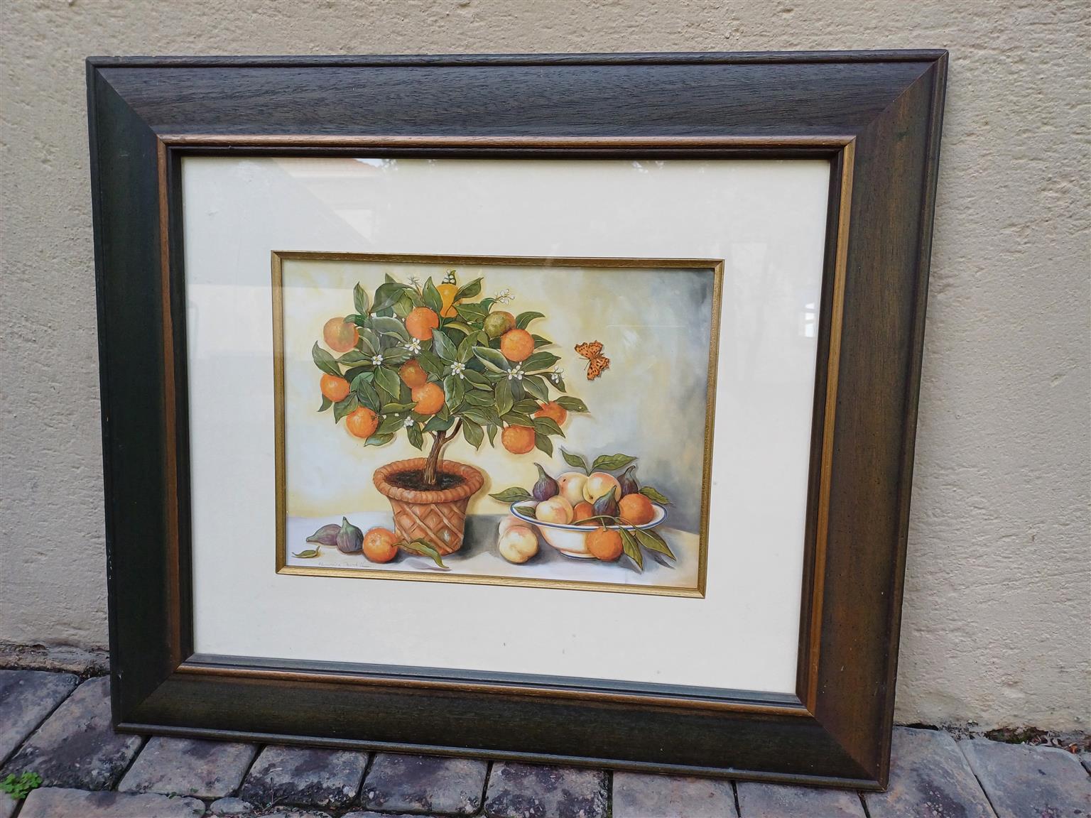 Lady Clare traditional tray orange tree portrait Lady Clare traditional tray orange tree portrait