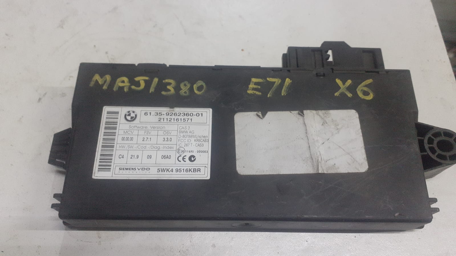 BMW X6 E71 used electric body control module for sale - Private Seller