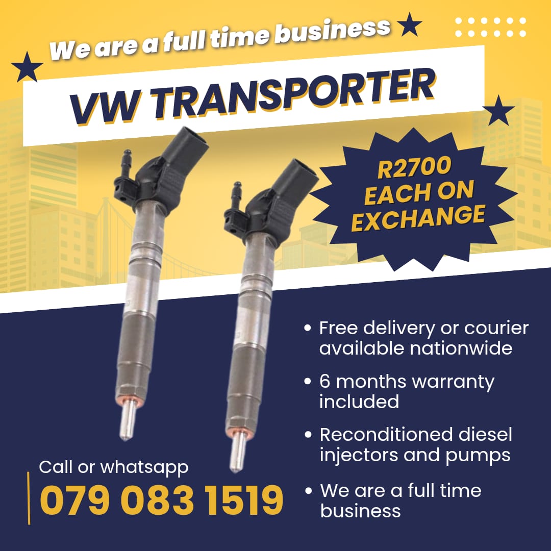 VW TRANSPORTER INJECTORS FOR SALE WITH WARRANTY - Private Seller VW TRANSPORTER INJECTORS FOR SALE WITH WARRANTY - Private Seller