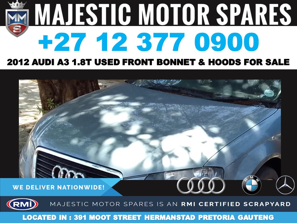 2012 Audi A3 1.8T used Bonnet for sale - Private Seller 2012 Audi A3 1.8T used Bonnet for sale - Private Seller