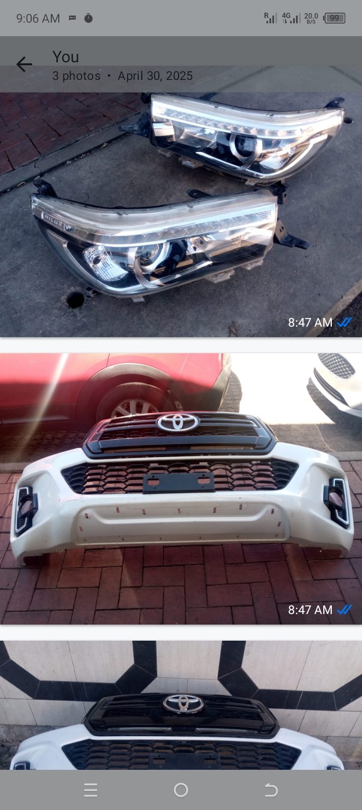 Toyota Hilux Gd6 Headlights LED Bumper Door's Bonnet Fender's For Sale WhatsApp - Private Seller Toyota Hilux Gd6 Headlights LED Bumper Door's Bonnet Fender's For Sale WhatsApp - Private Seller