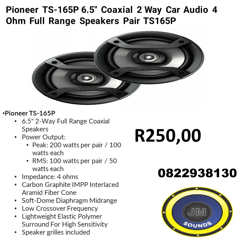 pioneer ts165p