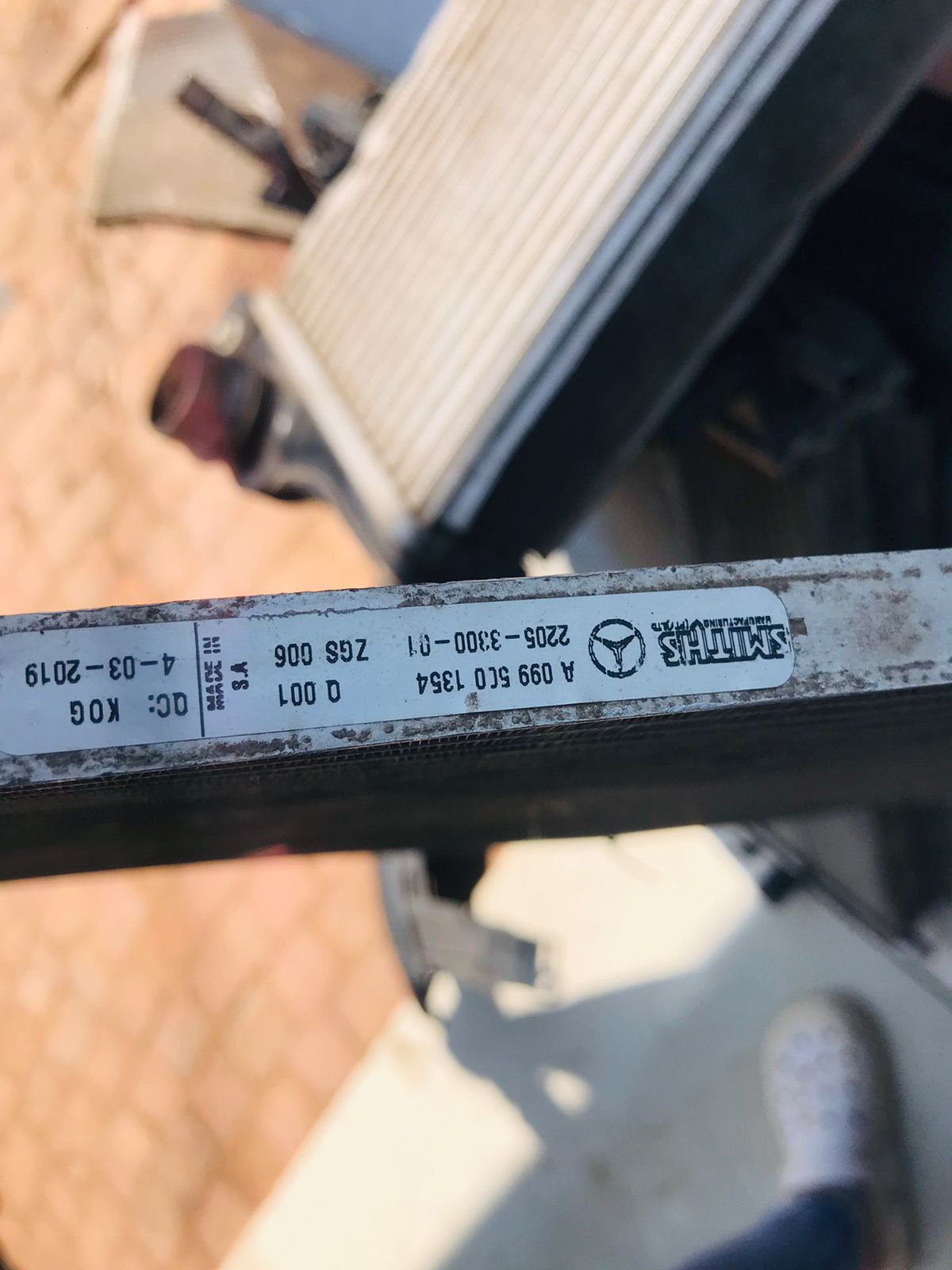 Mercedes Benz W205 C-Class condenser - Private Seller