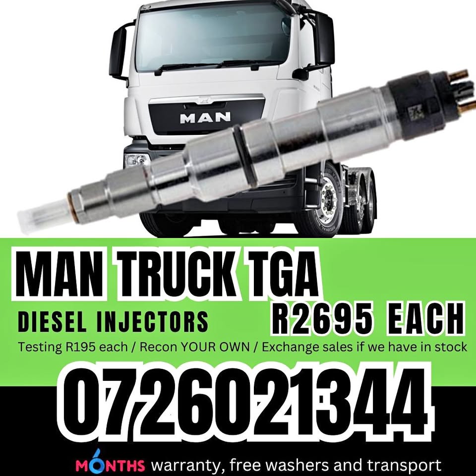 MAN Truck TGA diesel injectors for sale on exchange or to recon your own