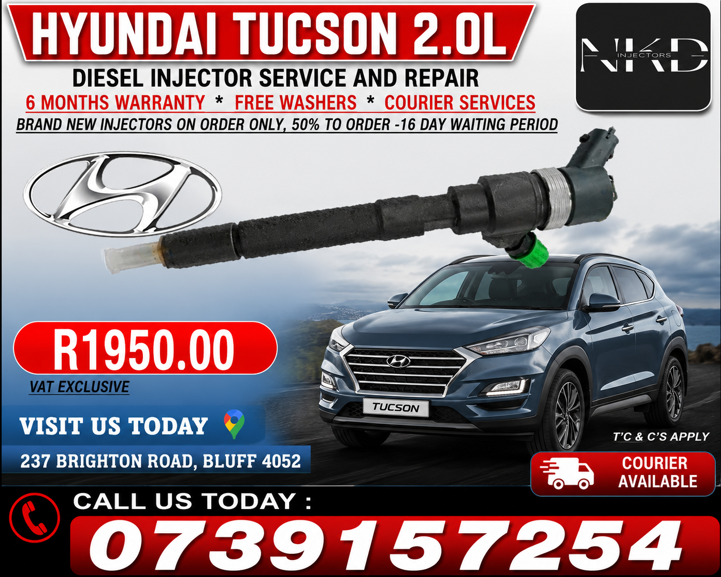 Hyundai_Tucson_2.0L_Diesel_Injectors_On_Recondition - Private Seller Hyundai_Tucson_2.0L_Diesel_Injectors_On_Recondition - Private Seller