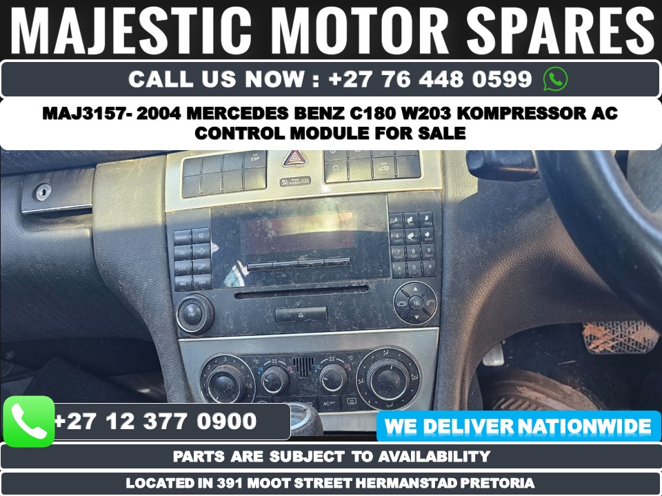 Mercedes Benz C180 W203 2004 aircon control panel used