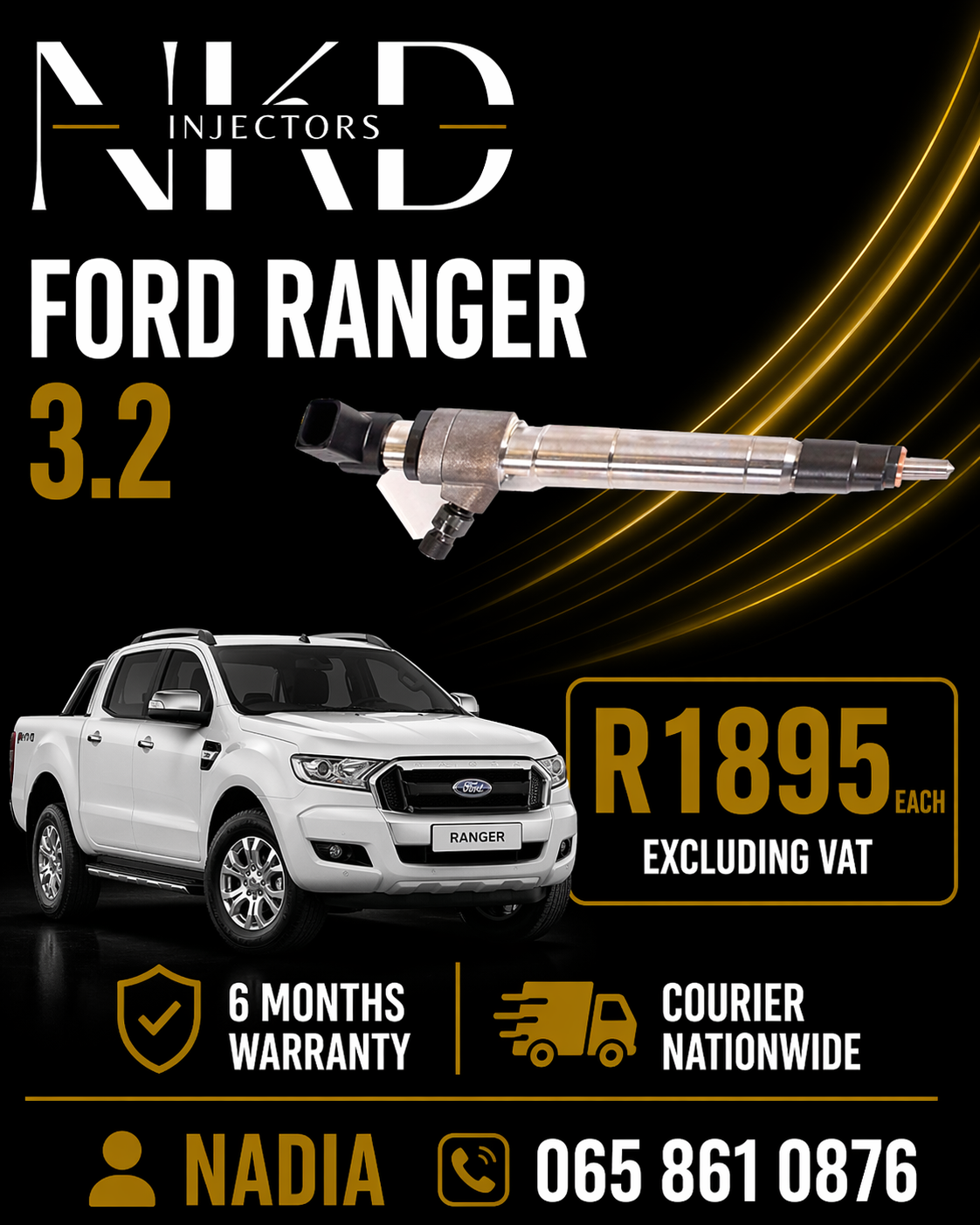 DIESEL INJECTORS FOR SALE FOR FORD RANGER 3.2 NATIONWIDE - Private Seller DIESEL INJECTORS FOR SALE FOR FORD RANGER 3.2 NATIONWIDE - Private Seller