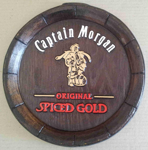 Captain Morgan Spiced Gold Barrel Ends. Brand New Products.