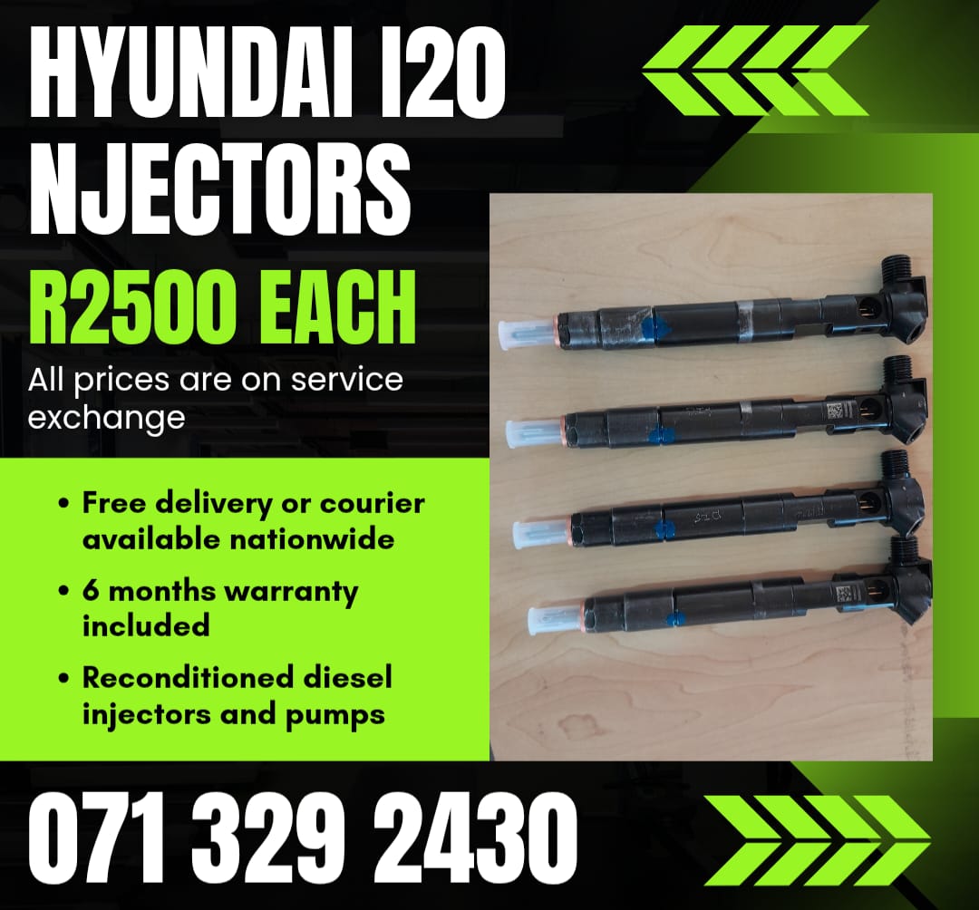 HYUNDAI I20 INJECTORS FOR SALE WITH WARRANTY - Private Seller HYUNDAI I20 INJECTORS FOR SALE WITH WARRANTY - Private Seller