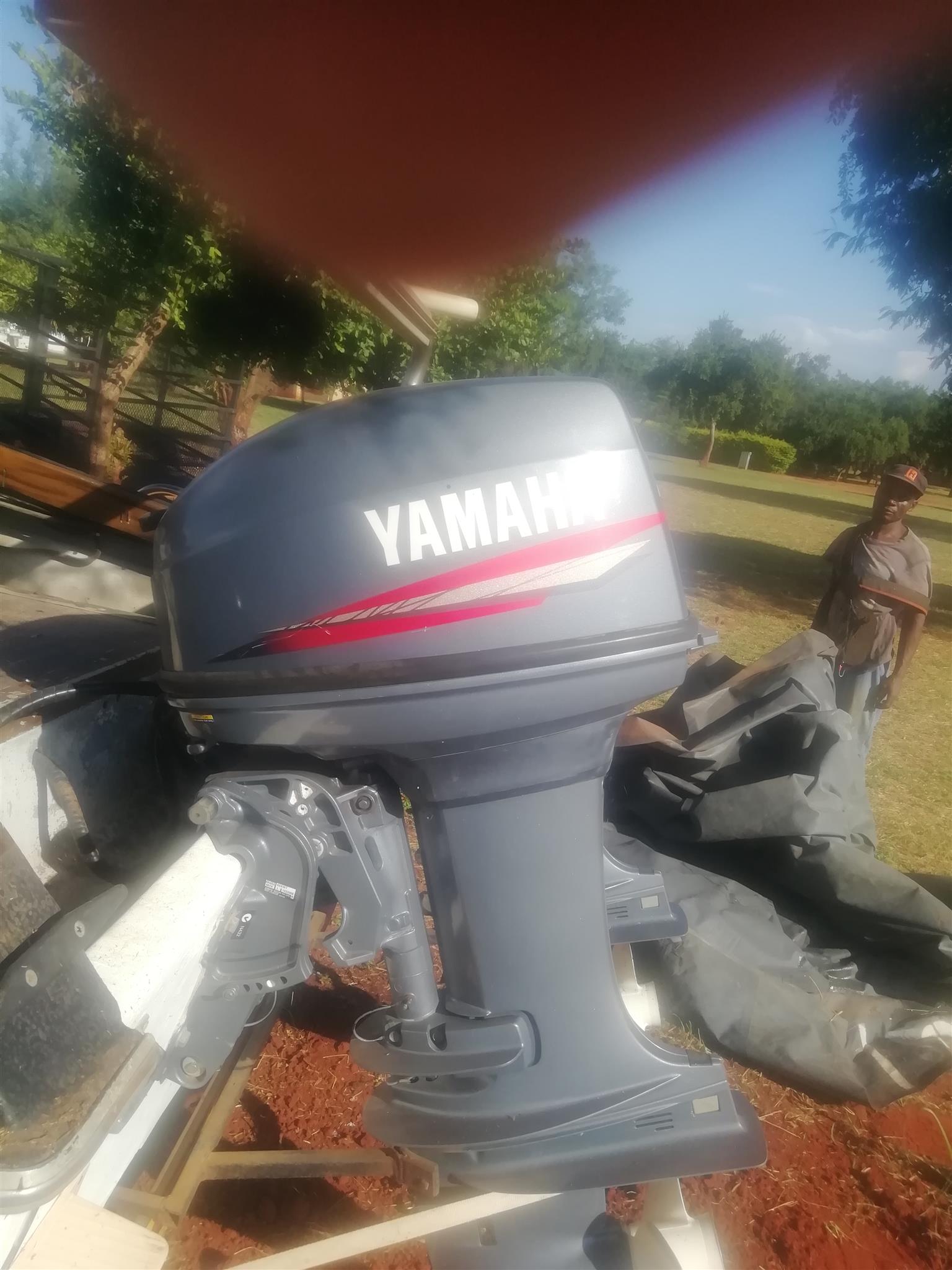 Outboard motors for sale.