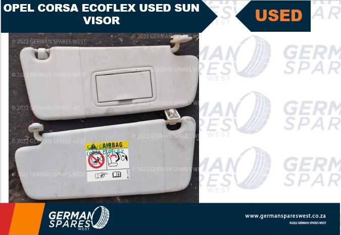 Opel Corsa Ecoflex Used Sun Visor - Private Seller Opel Corsa Ecoflex Used Sun Visor - Private Seller