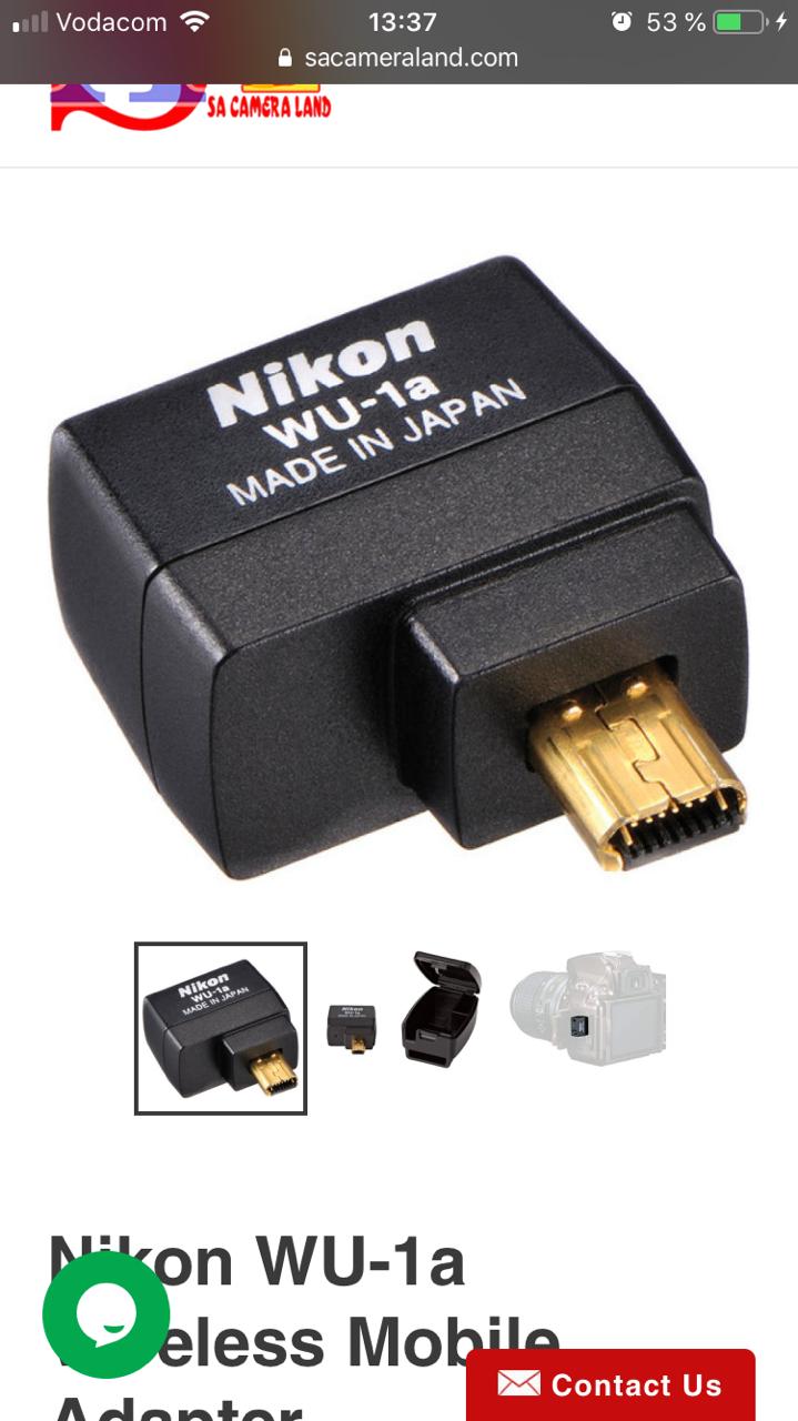 Nikon WU-1a Wireless Mobile Adapter