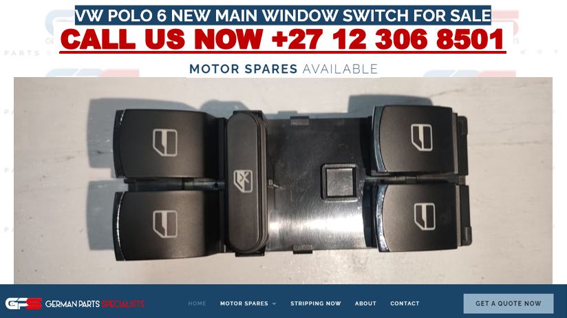 BRAND NEW VW POLO 6 MAIN WINDOW SWITCHES FOR SALE - Private Seller BRAND NEW VW POLO 6 MAIN WINDOW SWITCHES FOR SALE - Private Seller