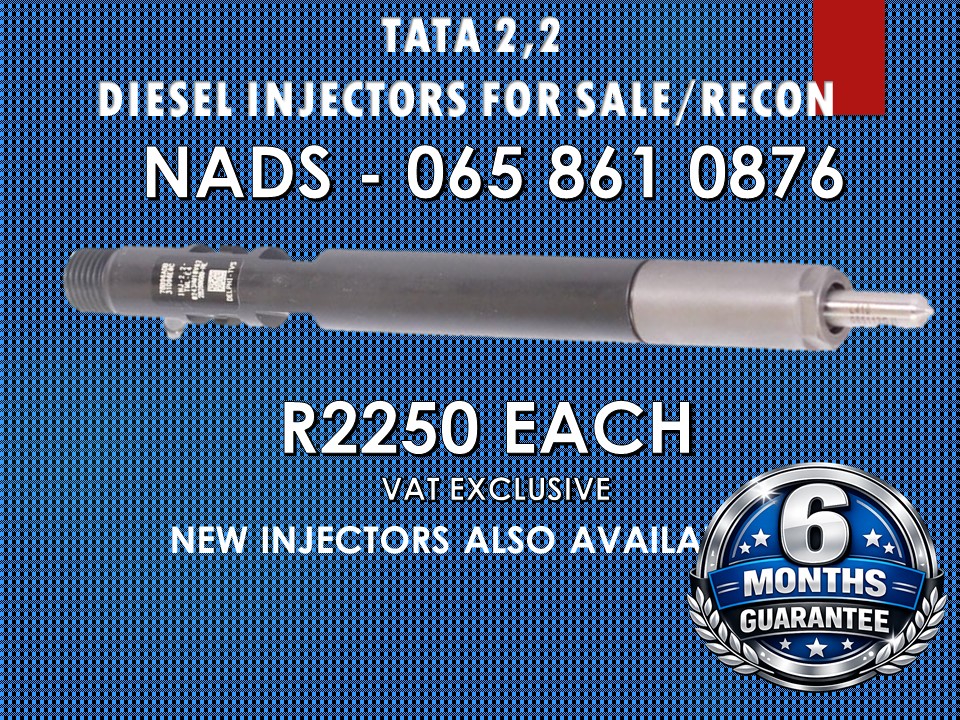 TATA 2.2 DIESEL INJECTORS FOR SALE OR TO RECON - Private Seller TATA 2.2 DIESEL INJECTORS FOR SALE OR TO RECON - Private Seller