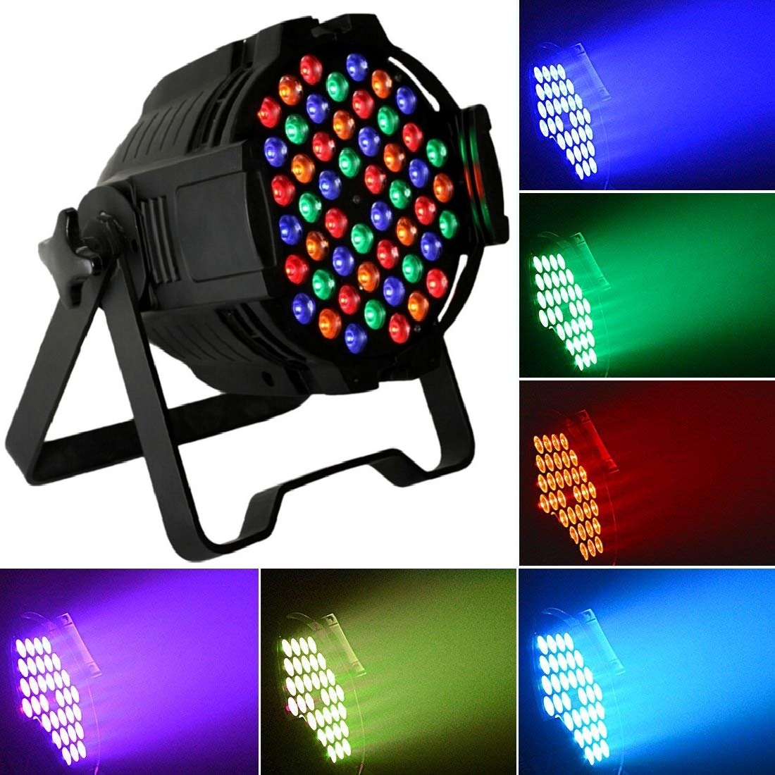 Professional Disco Stage DJ Party Wash LED Light DMX512 PARCAN RGBWA. Brand NEW