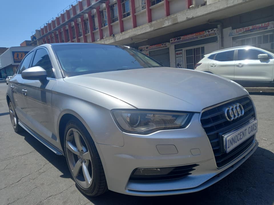 2016 AUDI A3 1.0TFSI 1.4 PETROL, AUTOMATIC TRANSMISSION, SILVER COLOUR, MILEAGE 84000KM