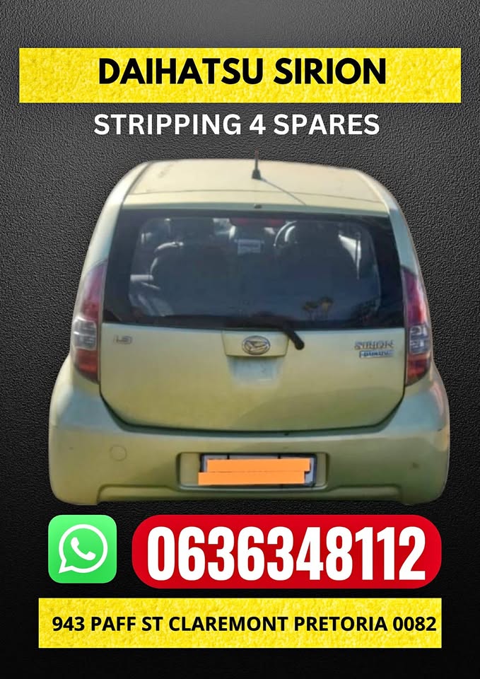 Daihatsu sirion stripping for spares - Private Seller Daihatsu sirion stripping for spares - Private Seller